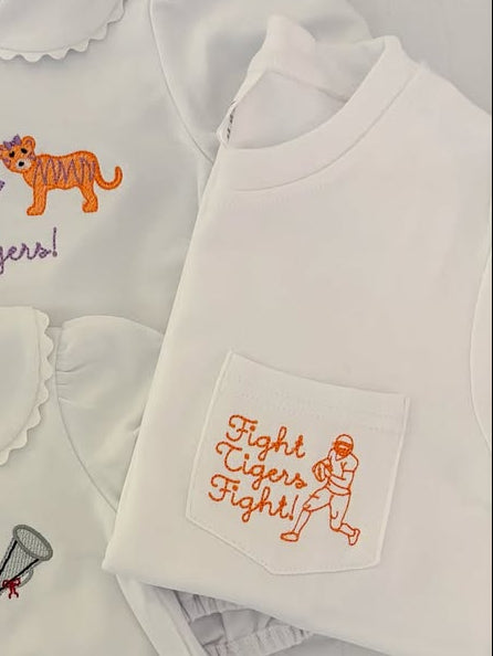 Football Player Pocket Tee