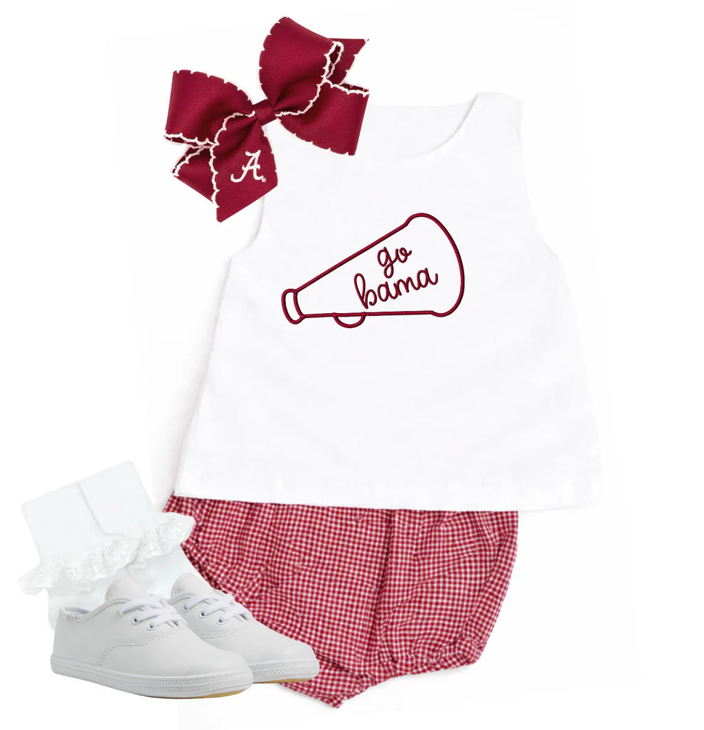 Gingham Diaper Set