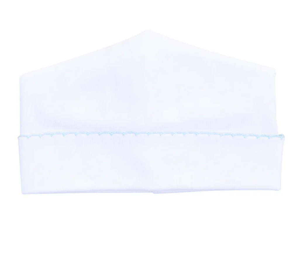 Picot Trim Baby Hat
