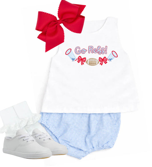 Gingham Diaper Set