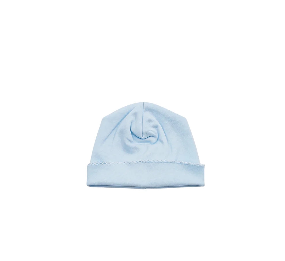 Picot Trim Baby Hat