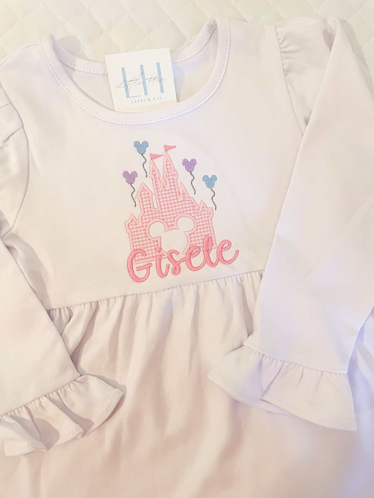 Castle Applique Tshirt/Dress