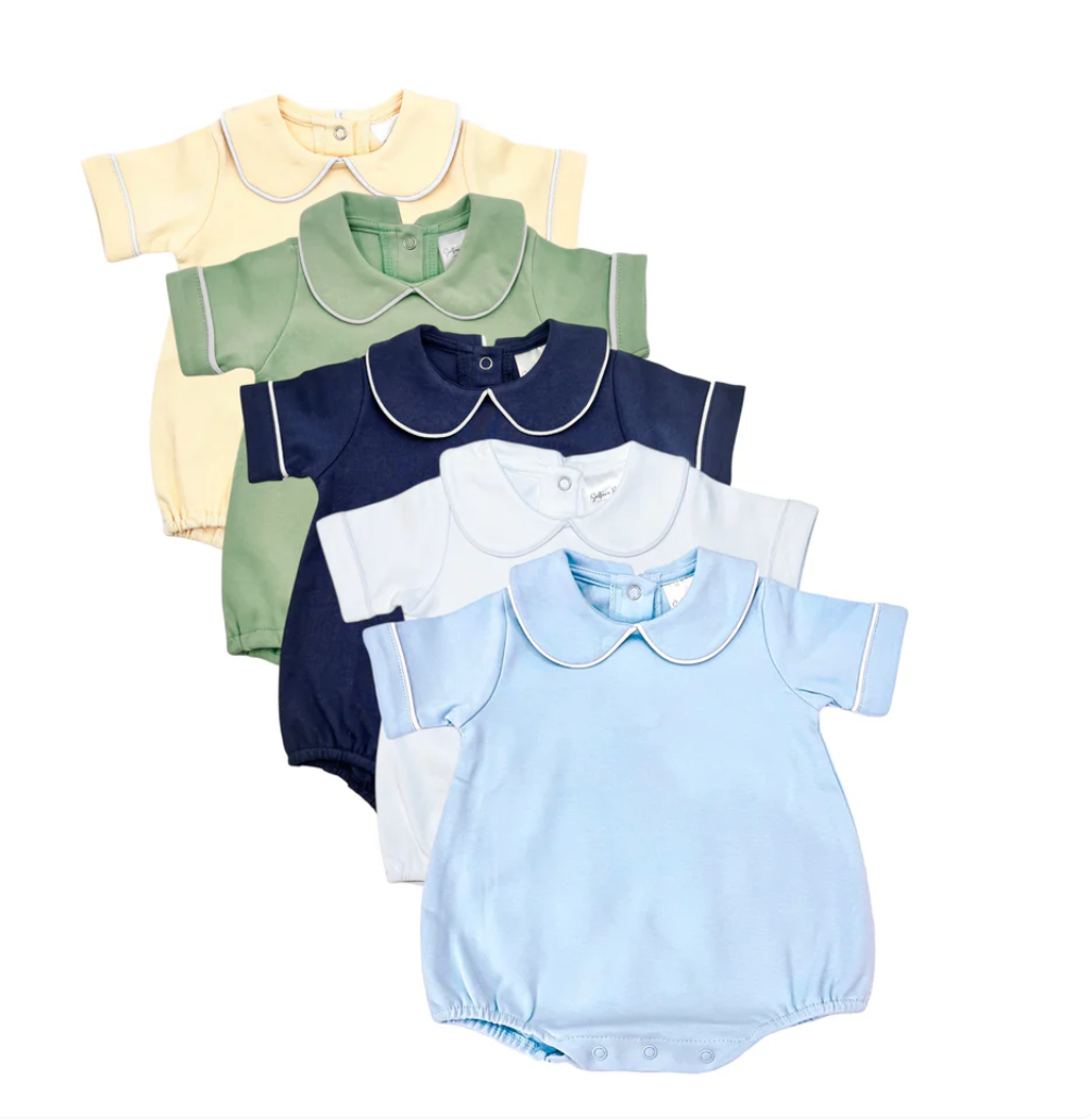 Short Sleeve Piped Bubble