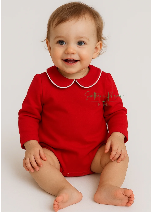 Long Sleeve Piped Bubble